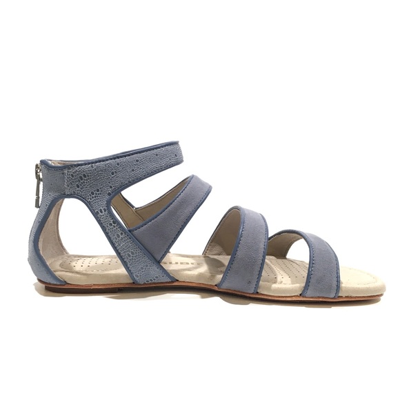 Tsubo Barbra Strappy Women’s Sandals -Blue Steel Suede -US 7 -NEW - Picture 4 of 7